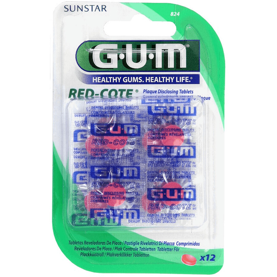 Gum Red Odds Rode Tandplak Indicator Tabletten 12 stuks