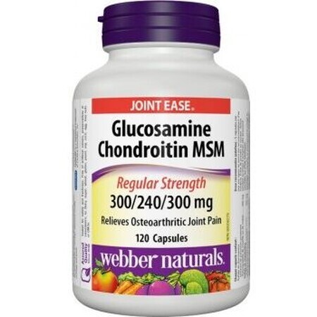 Webber Naturals Glucosamine+Chondroïtine+MSM 840 mg 120 tabletten