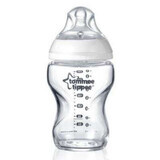 Closer to Nature glazen fles met siliconenspeen, +0 maanden, 250 ml, Tommee Tippee