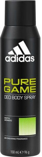 Adidas Pure Game deodorant spray voor mannen 150 ml