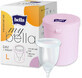 Bella menstruatiecup + reinigingshoes maat L