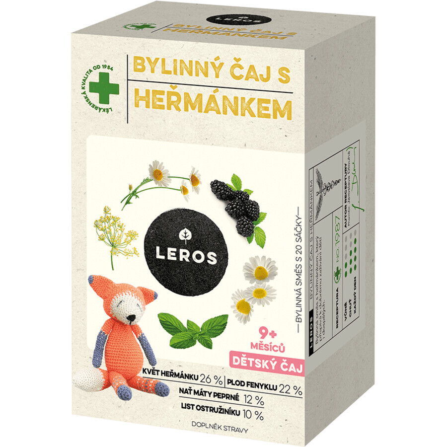 Leros Children's tea with chamomile 20 x 1.5 g