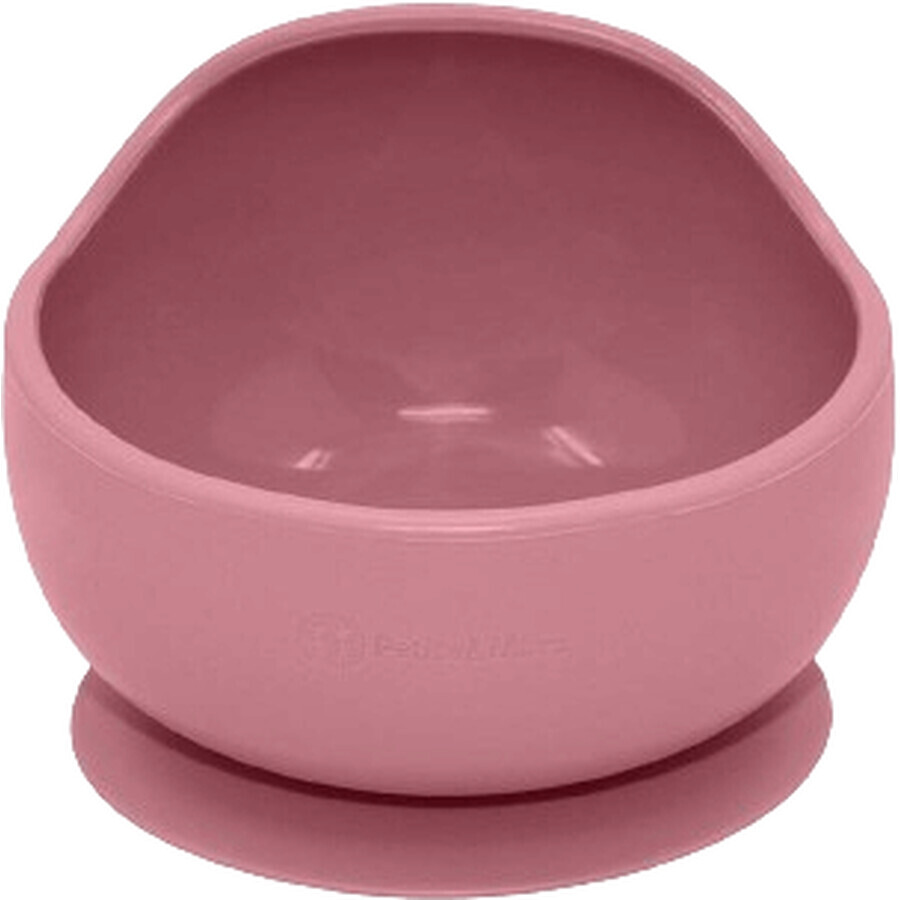 Petite&Mars Silicone bowl with suction cup TAKE&MATCH Dusty Rose 6m+ 350 ml