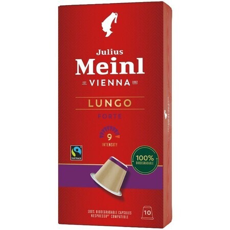 Julius Meinl Capsule compostable Lungo Forte 10 capsules