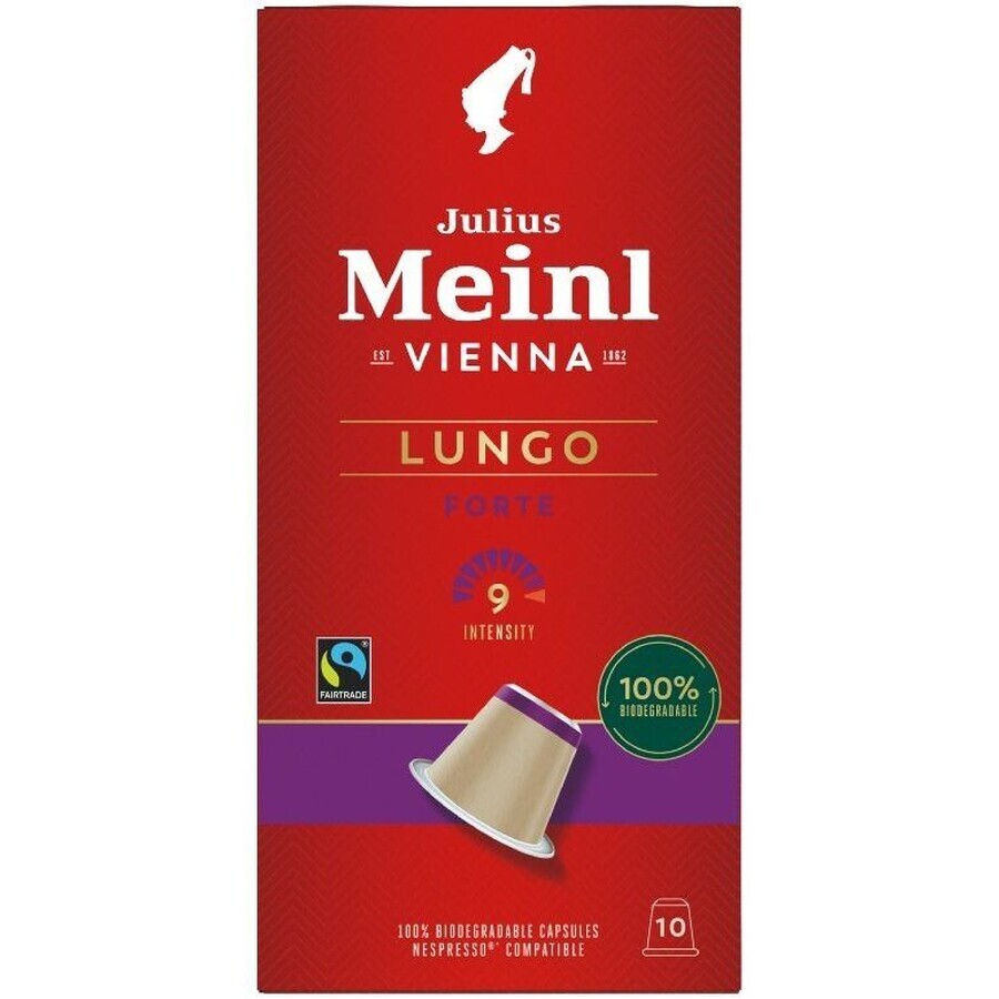 Julius Meinl Capsule compostable Lungo Forte 10 capsules