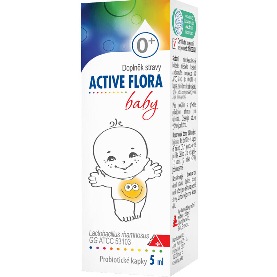 Active Flora orale druppels voor kinderen, 5 ml