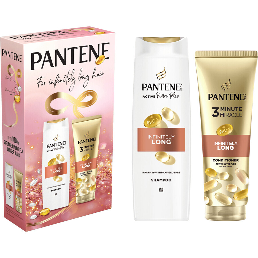 Pantene Pantene Infinitely Long product set: shampoo 400 ml and serum 220 ml