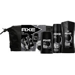 AXE Zwarte cosmeticatas voor mannen - deodorantverstuiver + douchegel + vaste deodorant