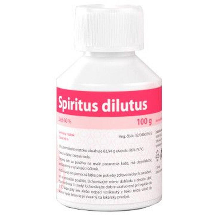 Spiritus dilutus Dermal solution 100 g