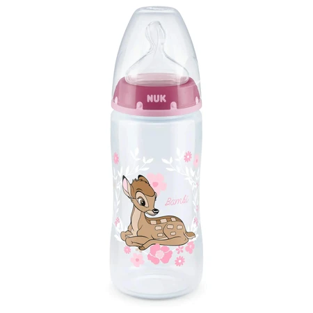 300 ml PP bottle + silicone teat, 6-18 months, First Choice Disney Bambi, Nuk