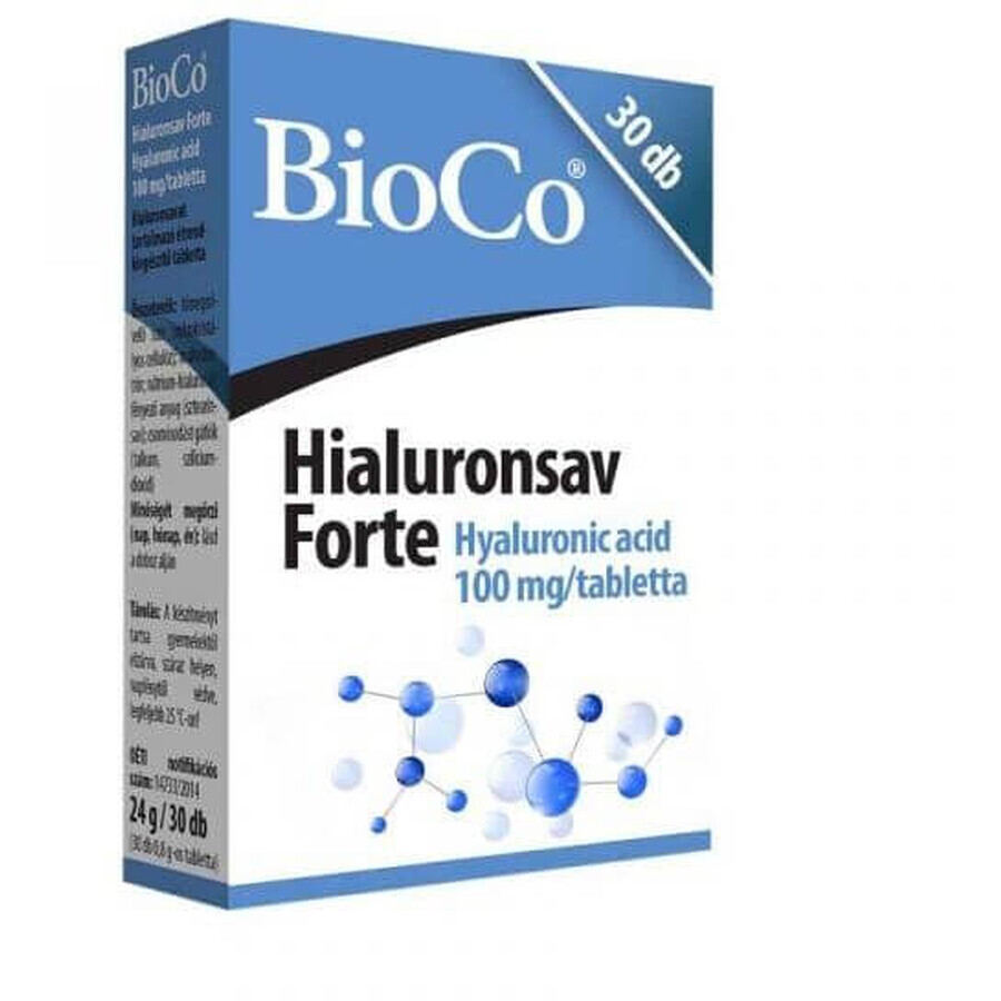 BioCo Hyaluronic Acid Forte 30 tablets