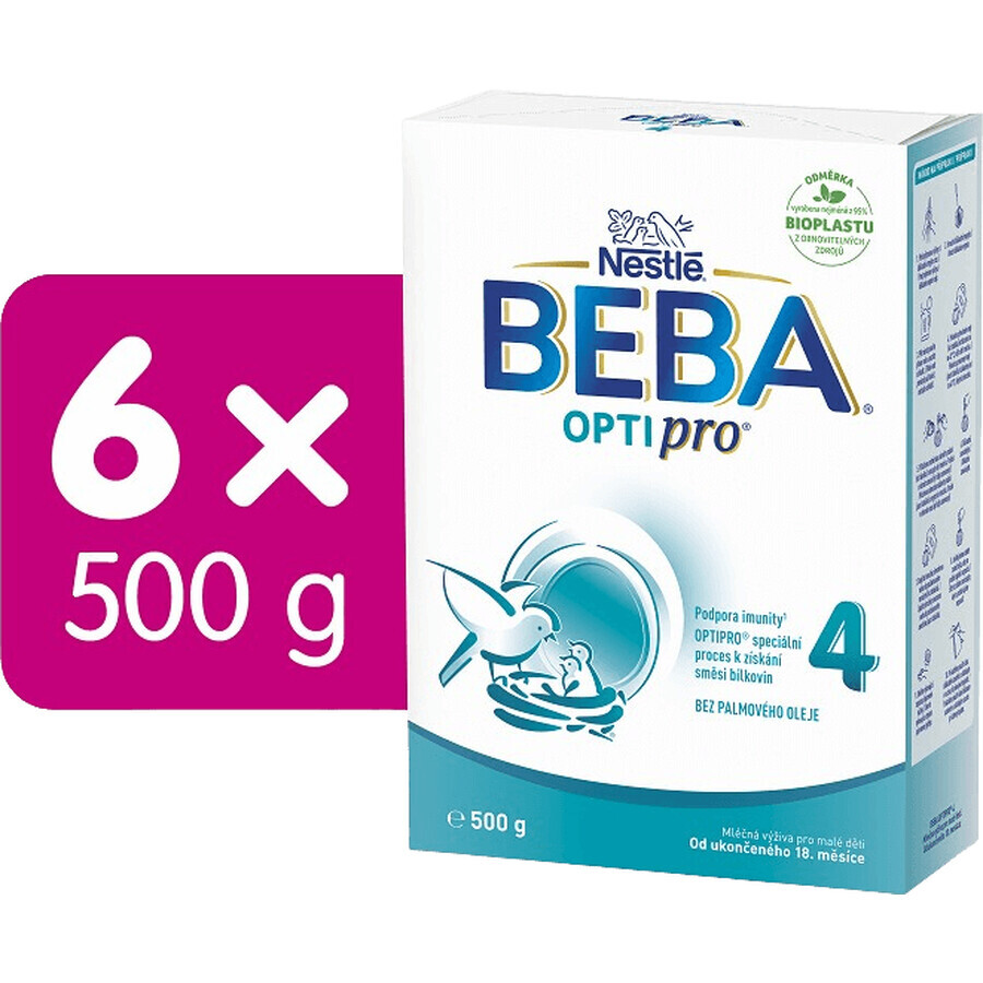 Nestlé Beba OPTIPRO 4 (milk formula for toddlers (from the end of 18 months)(innov.2022) 6 pcs