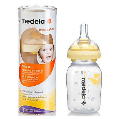 Bottiglia in PP con tettarella Calma, 150 ml, Medela