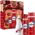 Old Spice Ironman para hombre: set con desodorante en spray, gel de ducha y aftershave Whitewater con un fresco sabor a Whitewater.