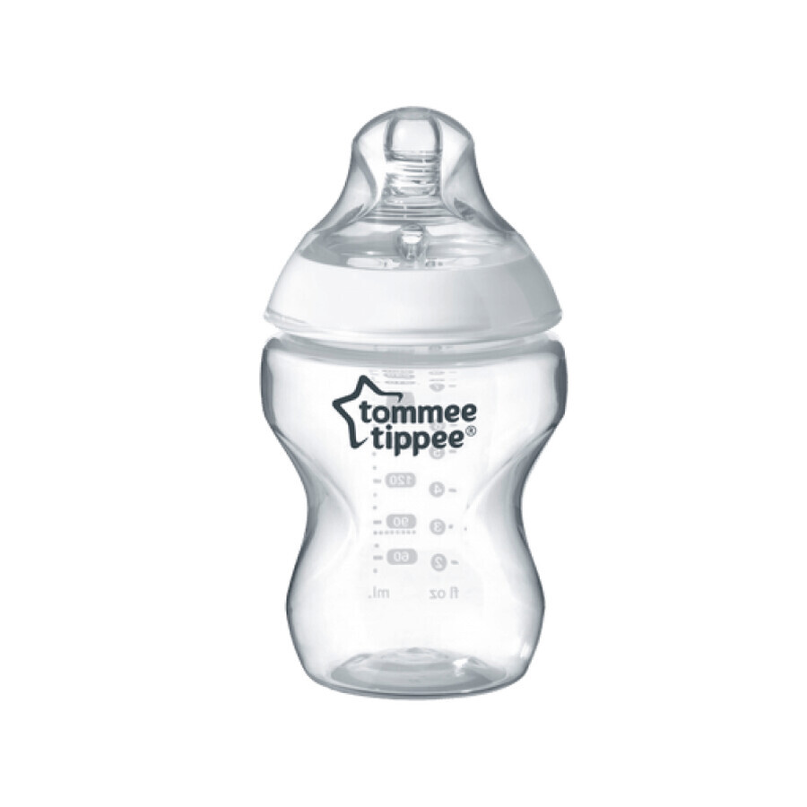 Biberon en PP avec tétine en silicone Closer to Nature, +0 mois, 150 ml, Tommee Tippee