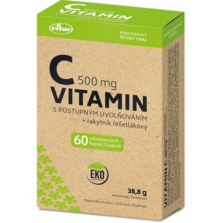 Vitar ECO VITAMINE C 500 mg + duindoorn 60 capsules