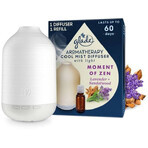 Glade aromatherapy diffuser and Cool Mist Moment of Zen refill