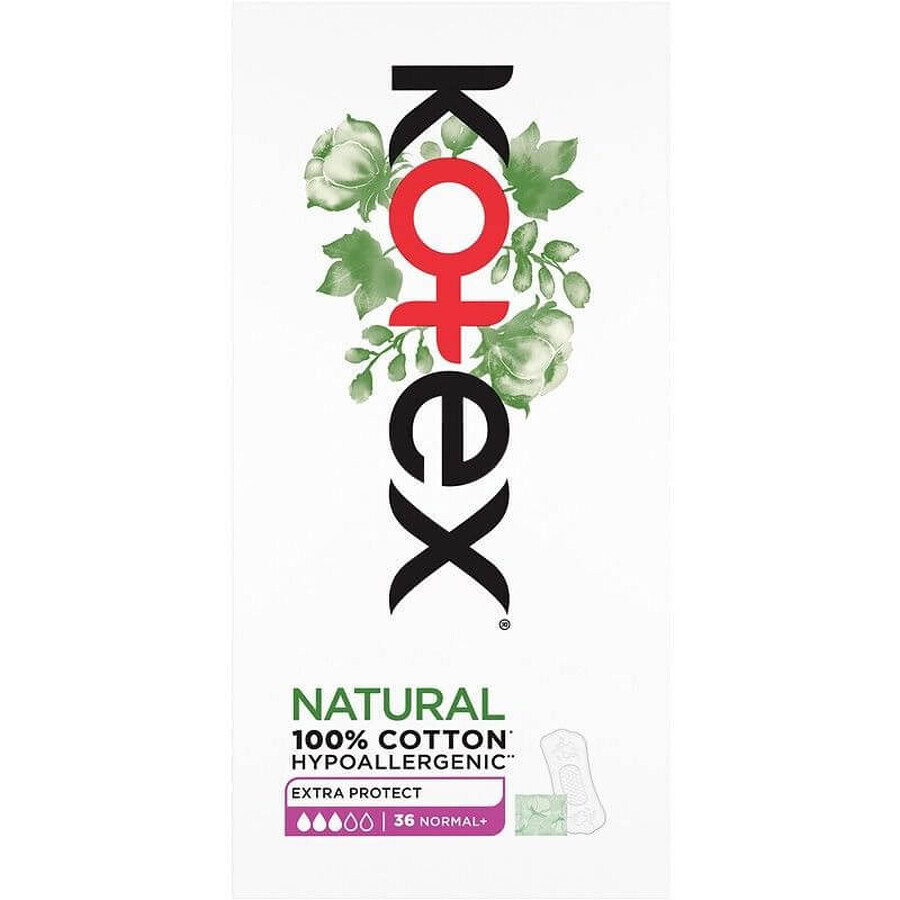 Kotex® ® Liners Natural Normal+ 36 buc