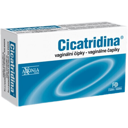 Cicatridine vaginal suppositories, 10 x 2 g