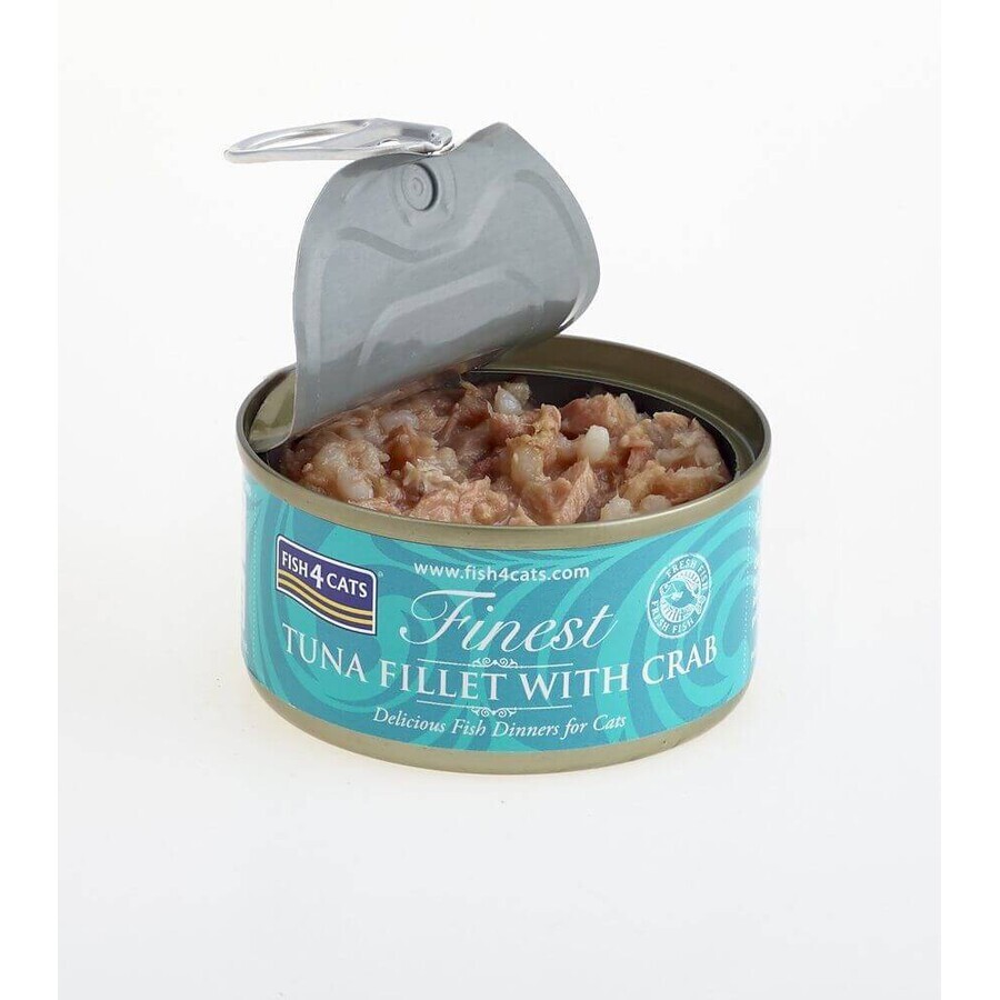 Fish4Cats Canned cat food Finest Tuna with Crab 70 g