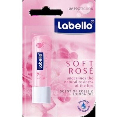 Labello Zachte Rosé Lippenbalsem 4,8 g