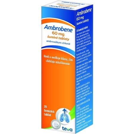 Ambrobene 60 mg compresse effervescenti, 20 compresse effervescenti