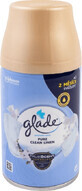 Glade Pure Clean Linen, automatische luchtverfrisser - vervangingspatroon 269 ml