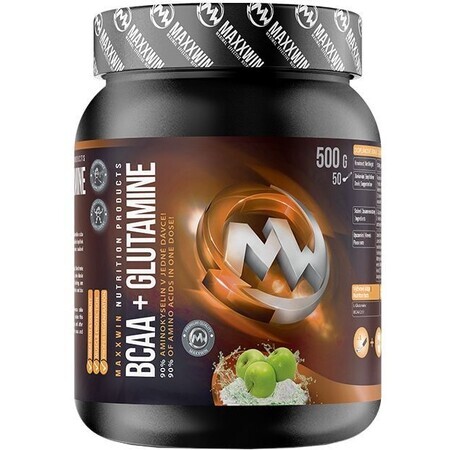 Maxxwin BCAA + Glutamine Groene Appel 500 g