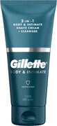 Gillette Intimate 2in1 Bărbierit și spălat &#238;n zona inghinală 177 ml