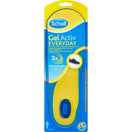 Scholl Gel Inlegzolen Everyday - heren 1 paar