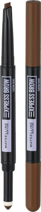 Maybelline New York NY Express Brow Satin Duo 02 Medium Brown Brow Pencil and Powder Duo