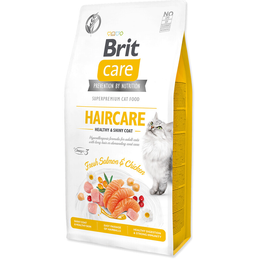 Brit Cat Grain-Free Haircare Healthy & Shiny Coat 7kg