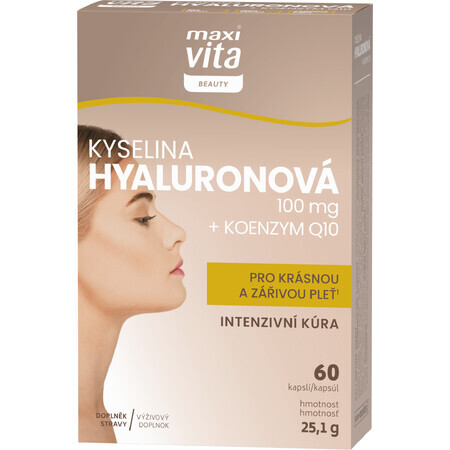 Maxi Vita Beauty Hyaluronzuur + co-enzym Q10, 60 capsules