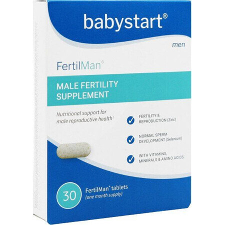 BabyStart Fertil Fertil Man - vitamines met L-taurine 30 capsules