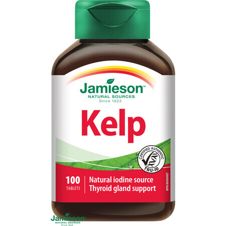 Jamieson Kelp Sea Kelp 650 μg 100 tablets