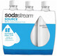 Sodastream Glas Bron/Play Tripack Wit 3 x 1 liter