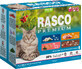 Rasco Premium Gesteriliseerde Kattenbuidel - zalm, kabeljauw, eend, kalkoen 12 x 85 g