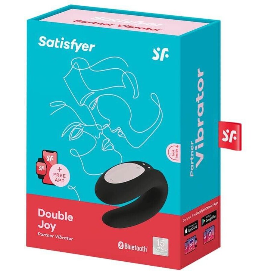 Satisfyer Double Joy Vibrator pair black