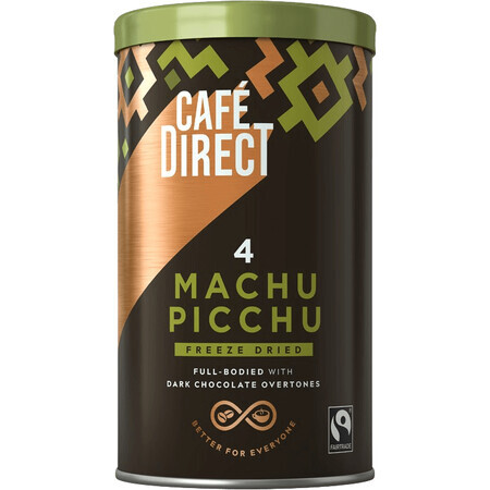 Cafedirect Machu Picchu oploskoffie 100 g