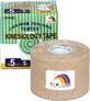 Temtex Kinesology tape Bandă bej 5cm x 5m