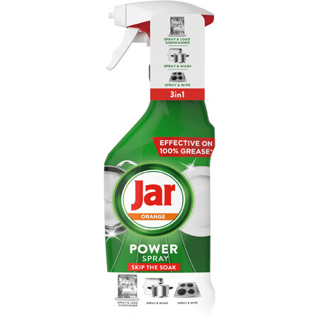 Jar Power Spray, 3 en 1, para vajilla y cocina, naranja 500 ml