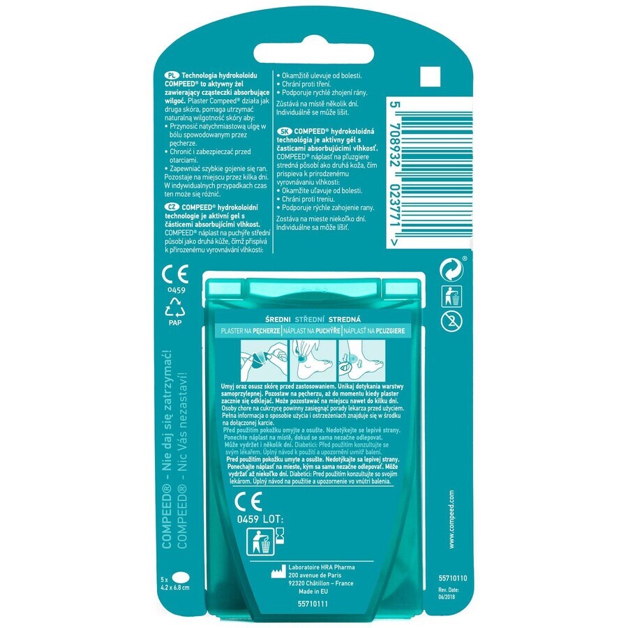 Compeed Plasture blister mediu 5 buc