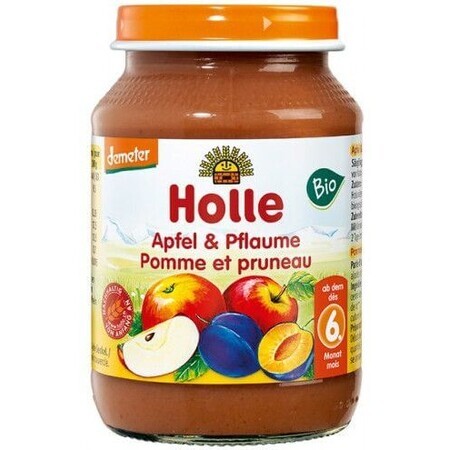 Holle biologische baby snack Appels en pruimen 190 g