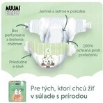 Muumi Baby 4 Maxi 7-14 kg, paquete mensual de pañales ecológicos, 138 unidades