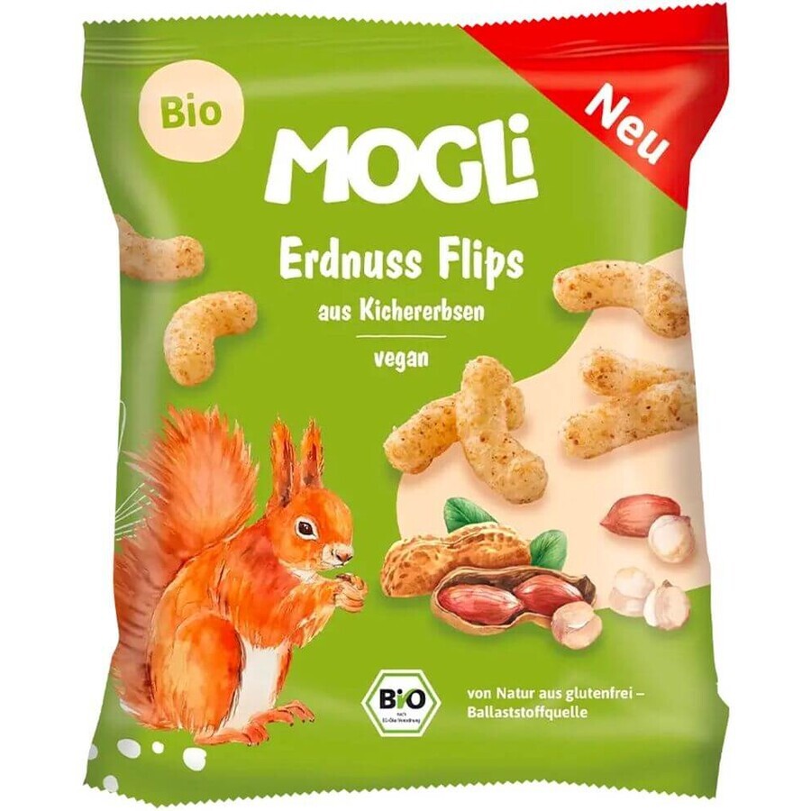 MOGLi Biologische Pinda Crunch 30 g