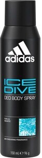 Adidas Ice Dive deodorantverstuiver voor mannen 150 ml