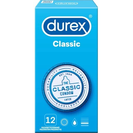 Durex Classic Condooms Classic 12 stuks