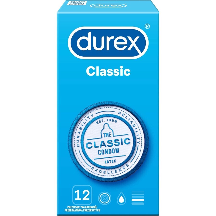 Durex Classic Condooms Classic 12 stuks