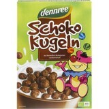 Krokante chocoladebollen Eco, 250 gr, Dennree