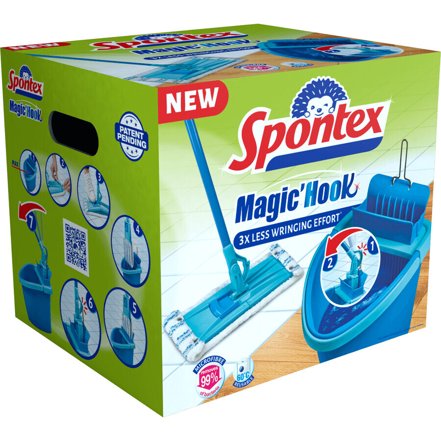 Spontex magische haak, mop met systeem